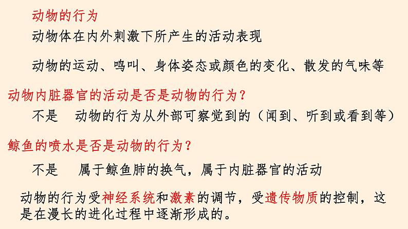 16.1 先天性行为和后天学习行为 课件 初中生物北师大版 八年级上册（2021年）第3页