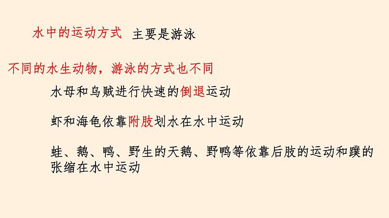 15.1 动物运动的方式 课件 初中生物北师大版 八年级上册（2021年）第4页