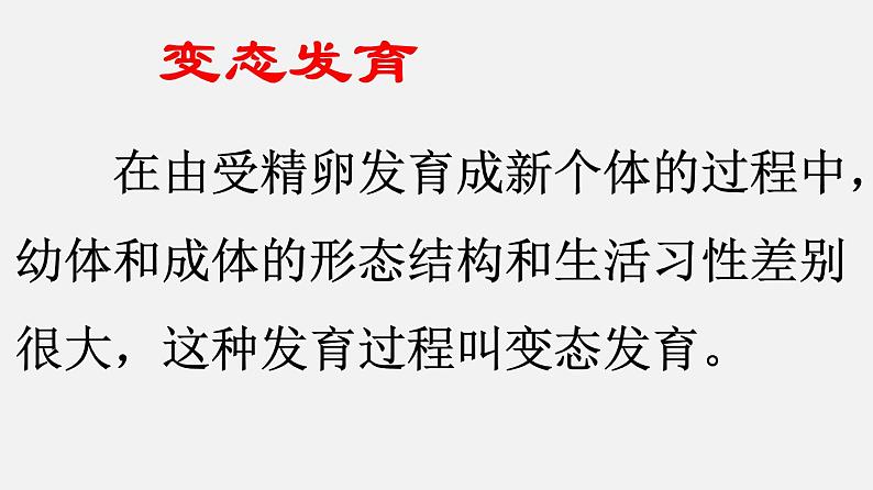 初中生物人教版八年级下册 7.1.2 昆虫的生殖和发育（课件）(共22张PPT)第7页