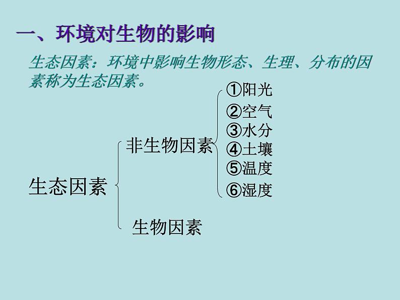 生物与环境的相互影响PPT课件免费下载02