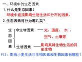 人教版七年级上册生物课件 1.2.1.生物与环境的关系  第1课时