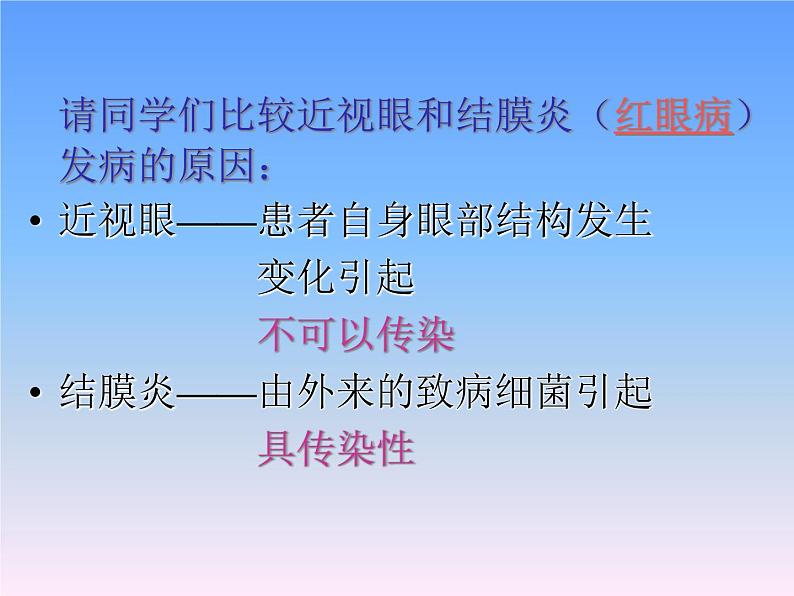 上海版八年级上册生物  3.2.1 常见传染病及其预防 课件   (共23张PPT)第2页