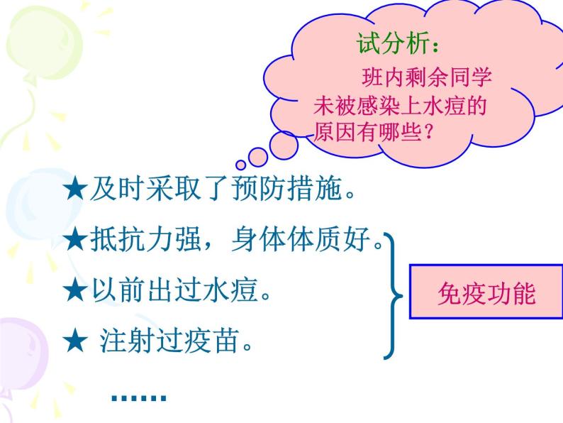 上海版八年级上册生物  3.2.2 人体的免疫功能 课件   (共32张PPT)03