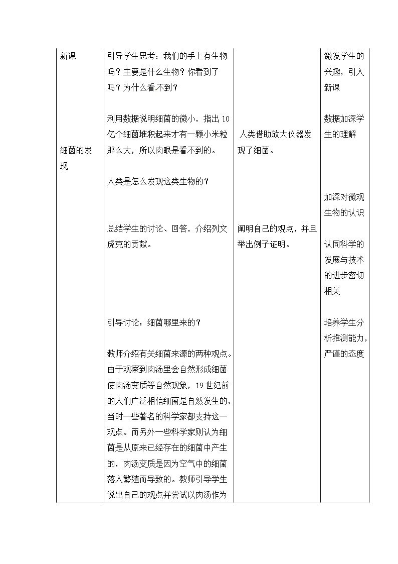 鲁科版（五四制）生物七下 6.1.2《细菌》教案202