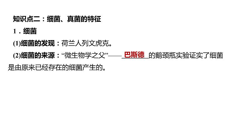 备战2022 中考生物 一轮复习 第十七讲 细菌和真菌 病毒 课件05