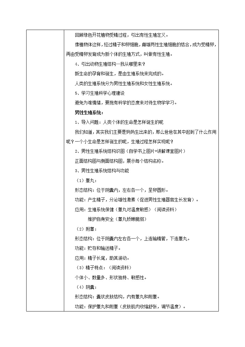 人教版（新课标）生物七下：1.2《人的生殖》（第一课时）（课件+教案+练习）02