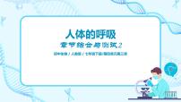 初中生物人教版 (新课标)七年级下册第三章 人体的呼吸综合与测试完整版课件ppt