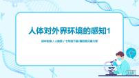 人教版 (新课标)七年级下册第一节 人体对外界环境的感知获奖课件ppt