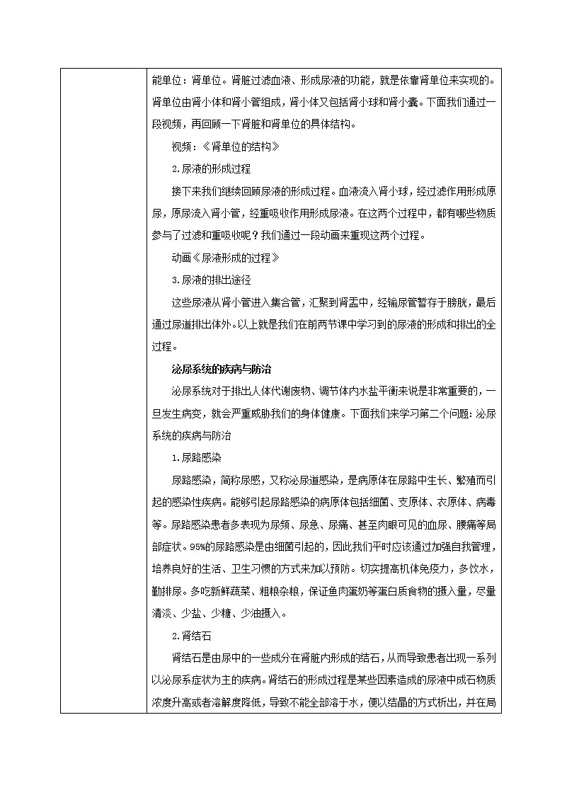 人教版（新课标）生物七下：第五章《人体内废物的排出》（第四课时）--泌尿系统与健康（课件+教案+练习）02
