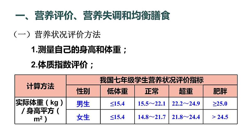 北师大版七年级生物下册 第8章 第3节 合理膳食与食品安全 课件06