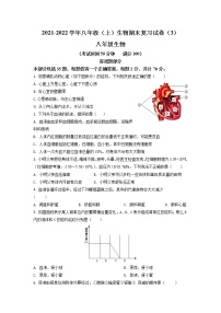 江苏省苏州市太仓市实验中学2021-2022学年八年级（上）生物期末复习试卷（3）（word版 含答案）