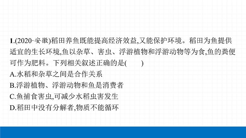 2022届初中生物一轮复习 第二讲 了解生物圈 课件04