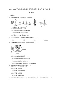 2020-2021学年河北省保定市高阳县三利中学八年级（下）期中生物试卷（含答案）