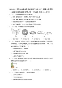 2020-2021学年河南省南阳市西峡县八年级（下）期末生物试卷（含答案）