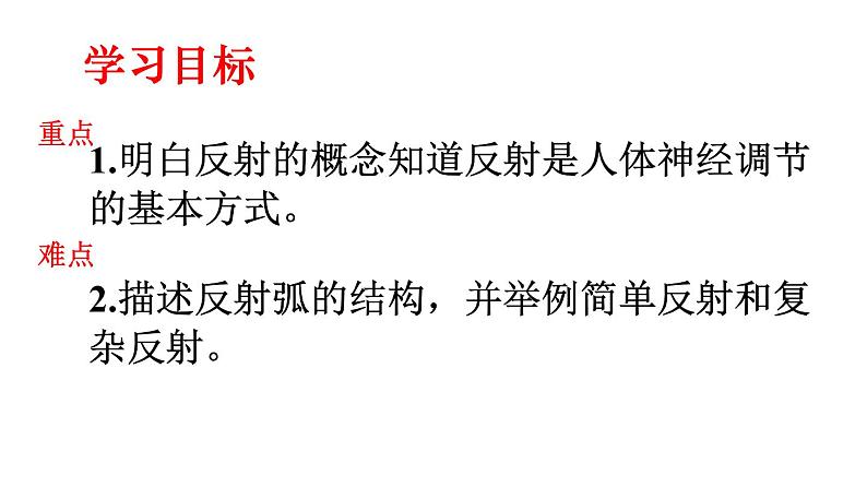 人教版生物七年级下册 第六章  神经调节的基本方式（课件）(人教版)（共25张PPT)第2页