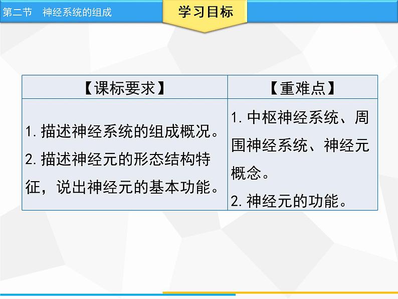 人教版生物七年级下册 第六章  神经系统的组成（课件）七年级生物下册（人教版）第2页