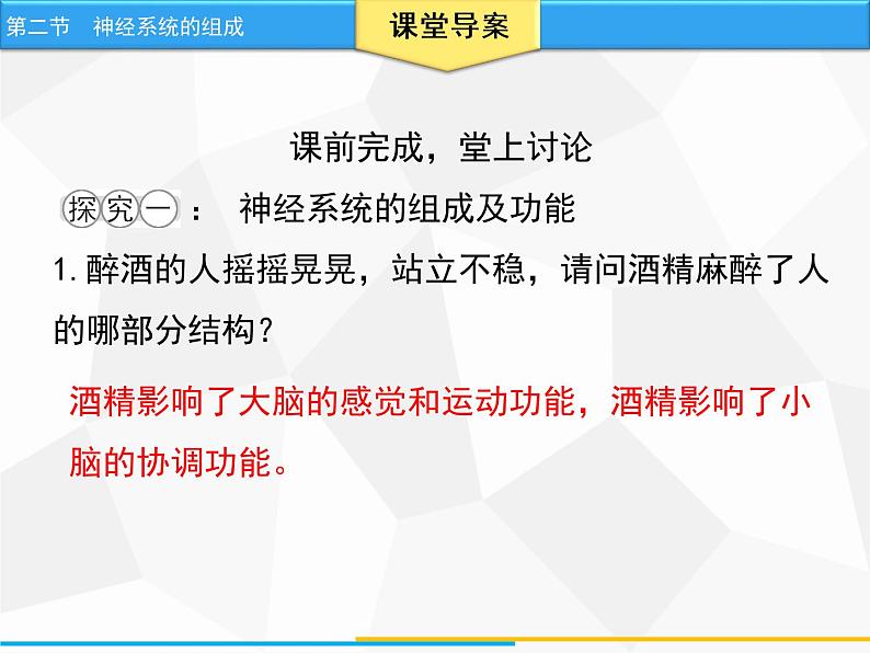 人教版生物七年级下册 第六章  神经系统的组成（课件）七年级生物下册（人教版）第7页