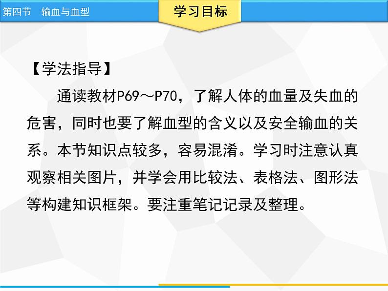 人教版生物七年级下册 第四章  输血与血型（课件）七年级生物下册（人教版）03