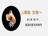 初中生物人教版八年级下册 7.2.3 基因的显性和隐性（课件）(共21张PPT)