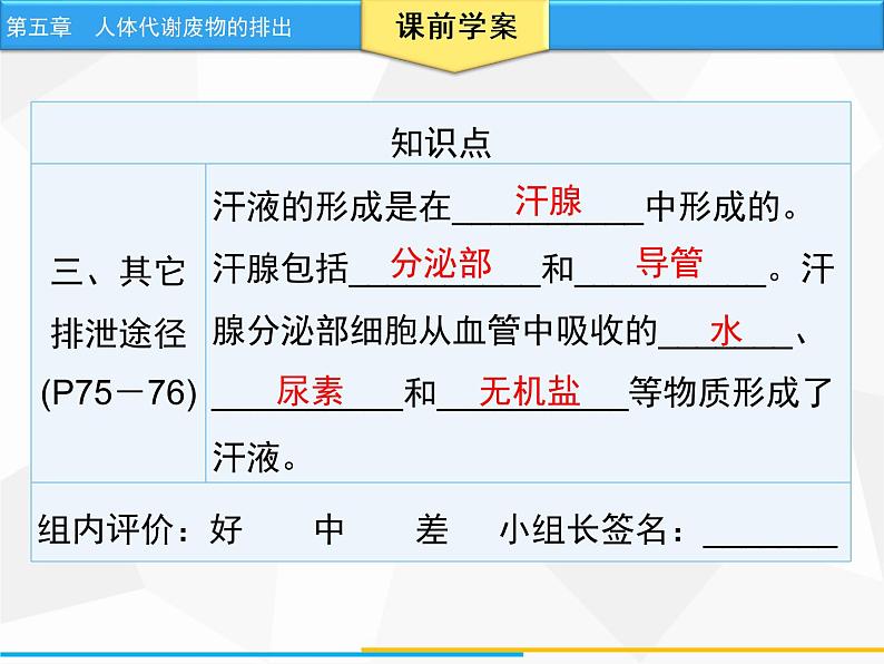 人教版生物七年级下册 第五章 人体代谢废物的排出（课件）七年级生物下册（人教版）第7页