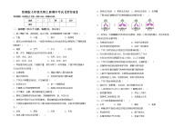 鲁教版七年级生物上册期中考试【带答案】练习题