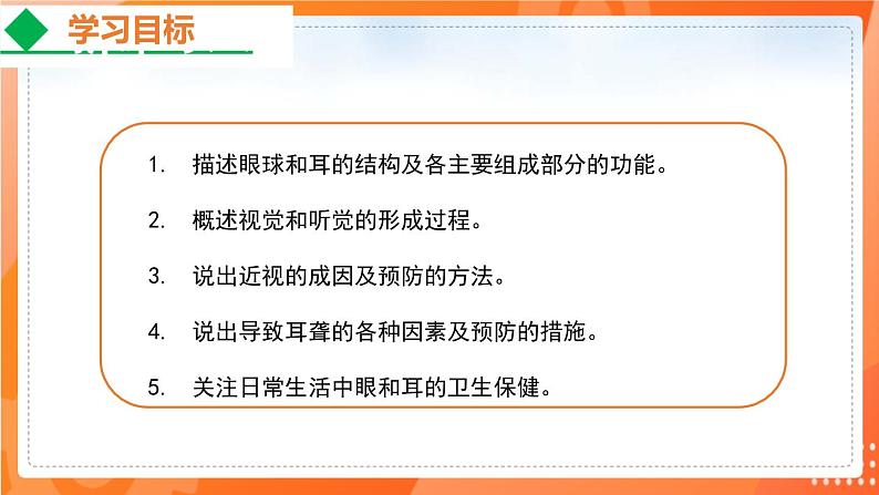 4.6.1人体对外界环境的感知-2021-2022学年七年级生物下学期同步课件（人教版）03