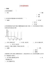 中考生物一轮复习人体内废物的排出练习题