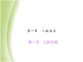 七年级生物下册第四单元生物圈中的人第一章人的由来第二节人的生殖作业课件新人教版
