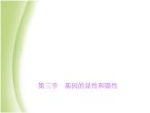 八年级生物下册第七单元生物圈中生命的延续和发展第二章生物的遗传与变异第三节基因的显性和隐性作业课件新人教版