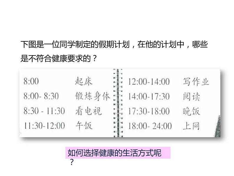 人教版八年级生物下册----8.3.2选择健康的生活方式-课件02