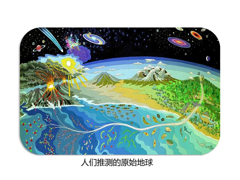 人教版八年级生物下册----3.1地球上生命的起源-课件04