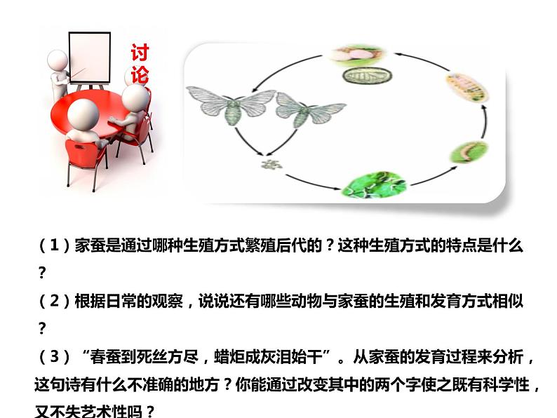 人教版八年级生物下册----1.2昆虫的生殖和发育-课件第7页