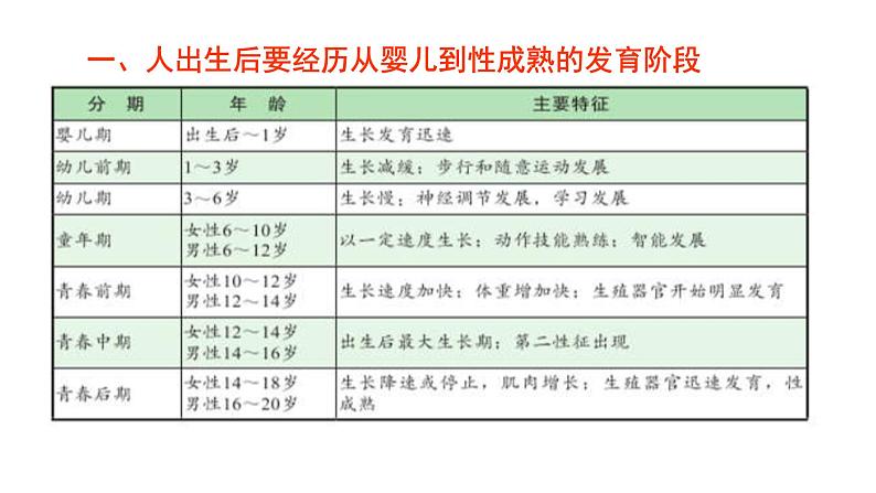 人教版七年级生物下册----4.1.3青春期（课件）03