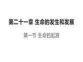 21.1 生命的起源 课件 北师大版八年级下册生物