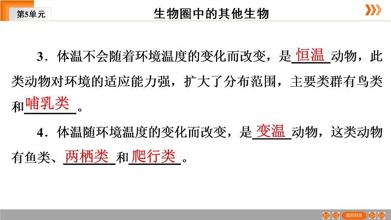 2021年中考广东专用生物一轮知识点复习第5单元 第17章  动物的主要类群　课件第7页