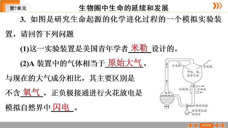 2021年中考广东专用生物一轮知识点复习第7单元 第24章　生命起源和生物进化  课件08