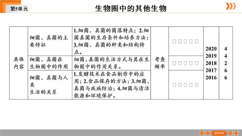 2021年中考广东专用生物一轮知识点复习第5单元 第19章　细菌和真菌  课件第4页