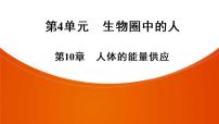 2021年中考广东专用生物知识点梳理复习第4单元 第10章　人体的能量供应  课件