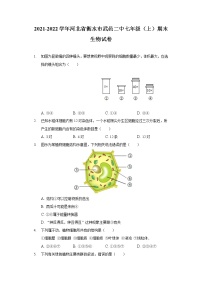 2021-2022学年河北省衡水市武邑二中七年级（上）期末生物试卷