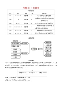 江西专版中考生物复习专题复习01科学探究试题