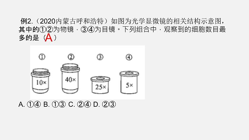 专题02 细胞是生命活动的基本单位（课件）-2022年中考生物一轮复习讲练测第7页