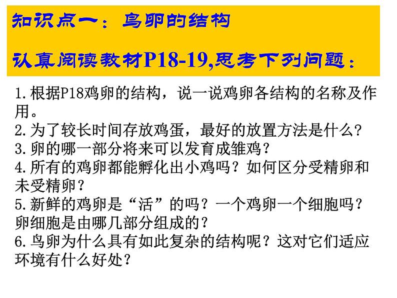 第四节  鸟的生殖和发育课件PPT03