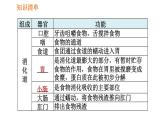 人教版七年级下册生物 第2章 4.2.2.1 食物的消化 习题课件