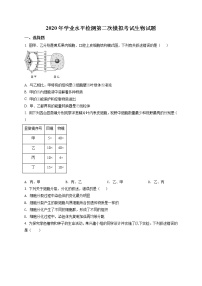 精品解析：2020年山东省滨州市二模生物试题(解析版+原卷版)