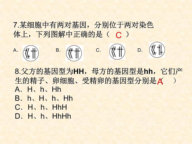 第三节 基因的显性和隐性 　课件第3页