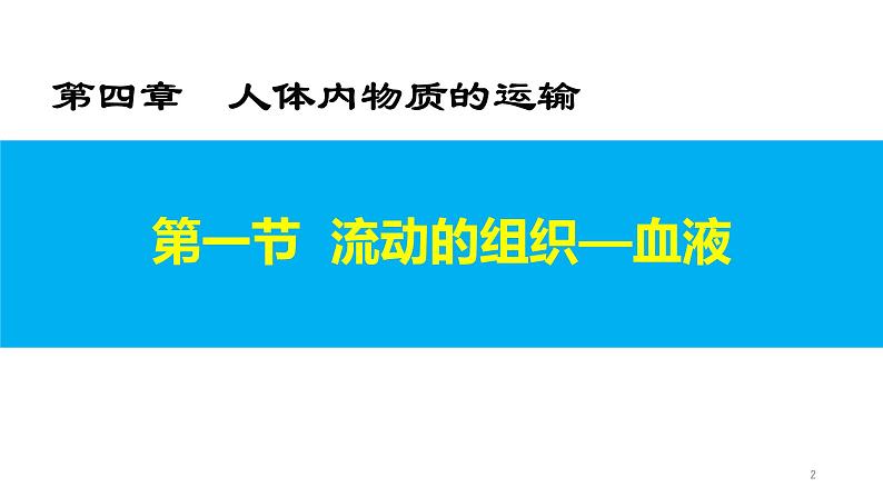 4.4.1流动的组织—血液（课件）-七年生物下册（人教版）02