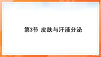 2020-2021学年第四单元  生物圈中的人第11章 人体代谢废物的排出第3节  皮肤与汗液分泌背景图课件ppt