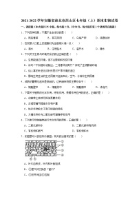 2021-2022学年安徽省淮北市烈山区七年级（上）期末生物试卷   解析版