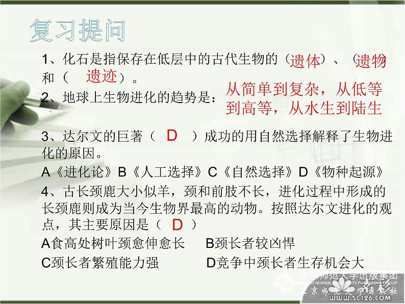 21-3人类的起源与进化（第1课时）课件2021-2022学年北师大版生物八年级下册01