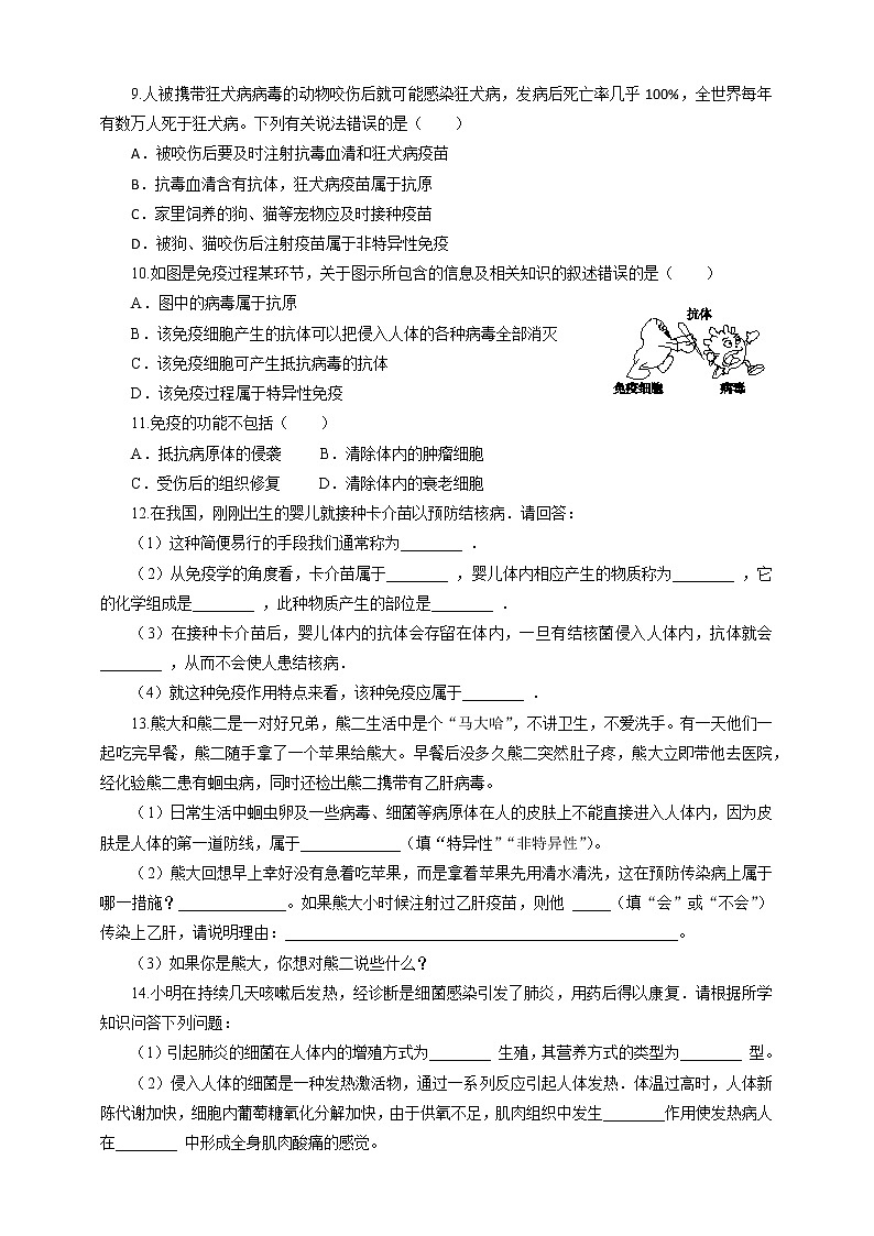 13.3 人体免疫-练习第2页